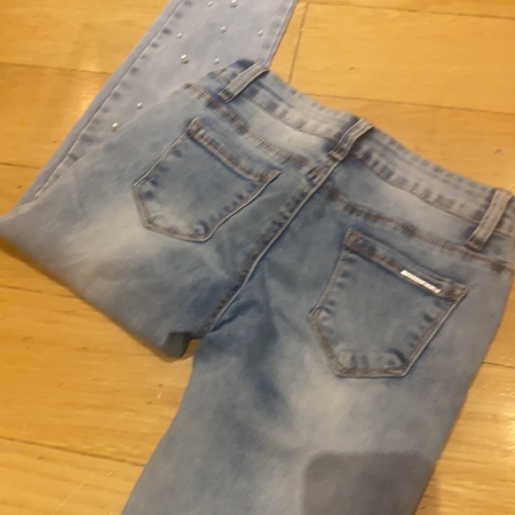Miss RJ soft woman skinny jean with pearls - Picture 4 of 6